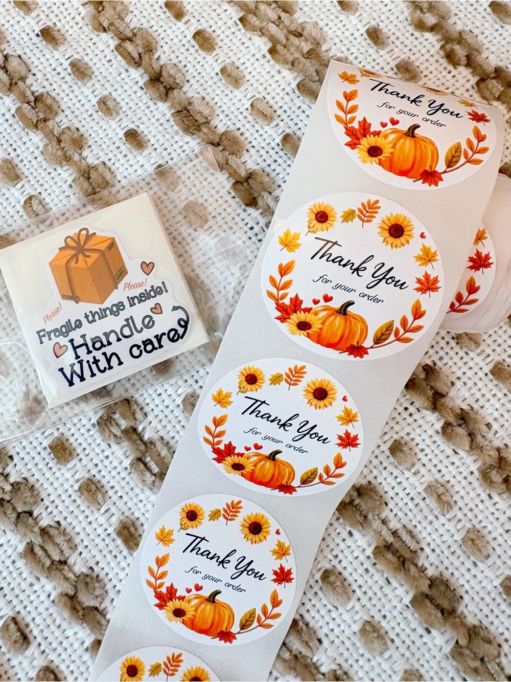 85 Piece Floral Pumpkin Shipping Supply Bundle 🎃🌸 - Picture 5 of 5